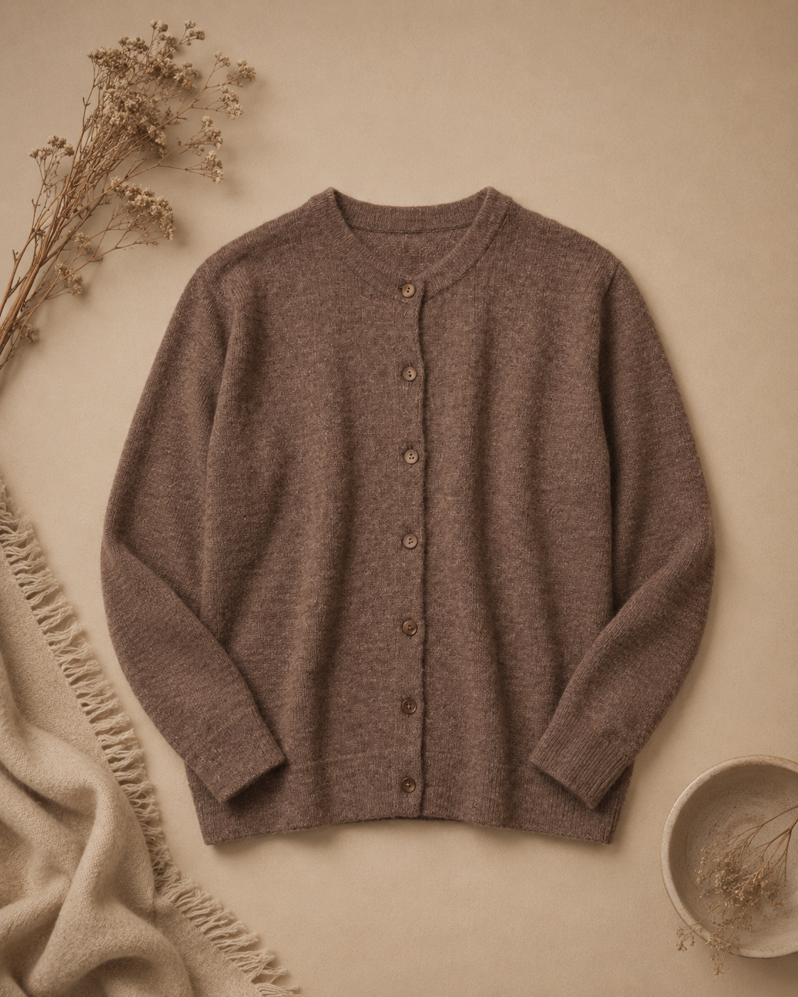 Strickjacke Colca Cocoa Brown