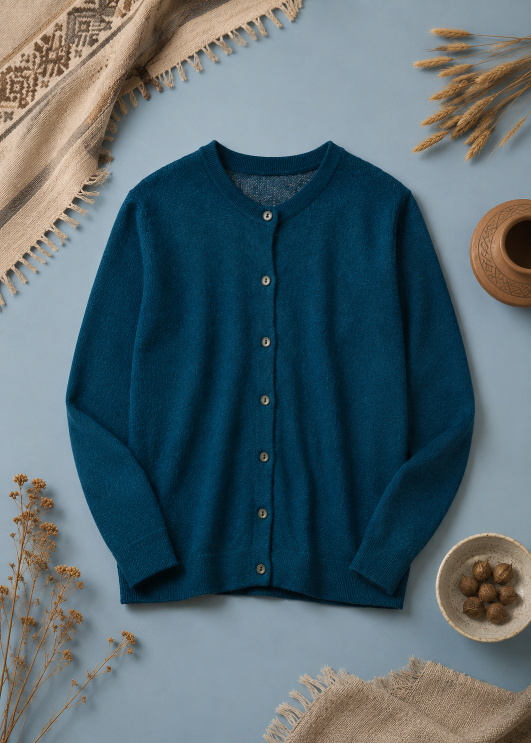Strickjacke Misti Deep Teal