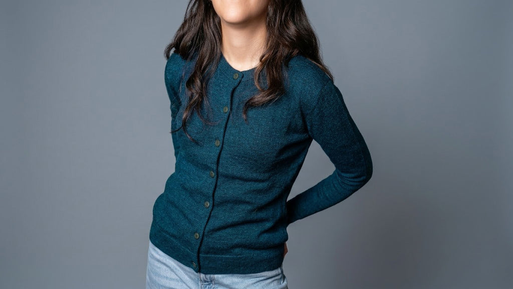 Strickjacke Misti Deep Teal