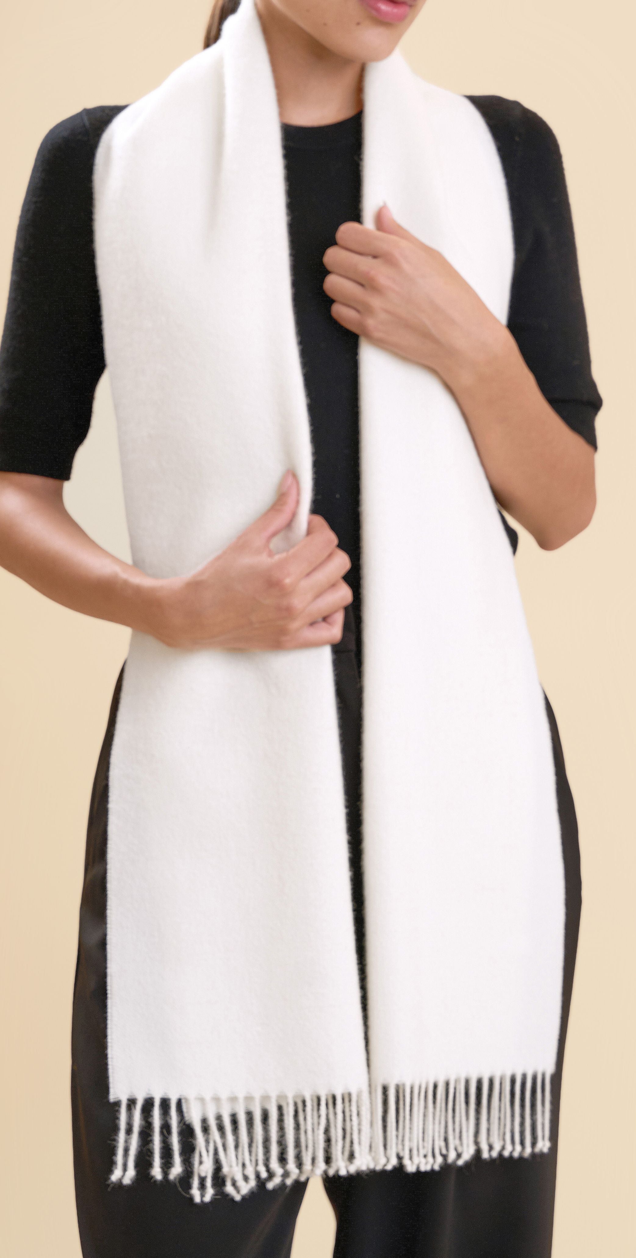 Wayra Scarf – Ivory