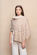 Kantu Floral Scarf – Natural Beige