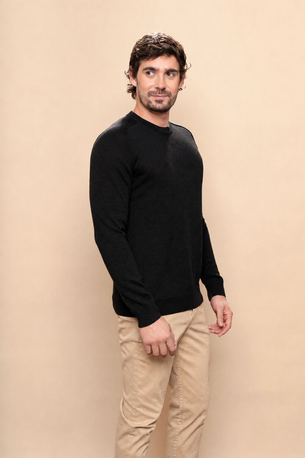 PUKARA Herren Pullover Rumi – Black