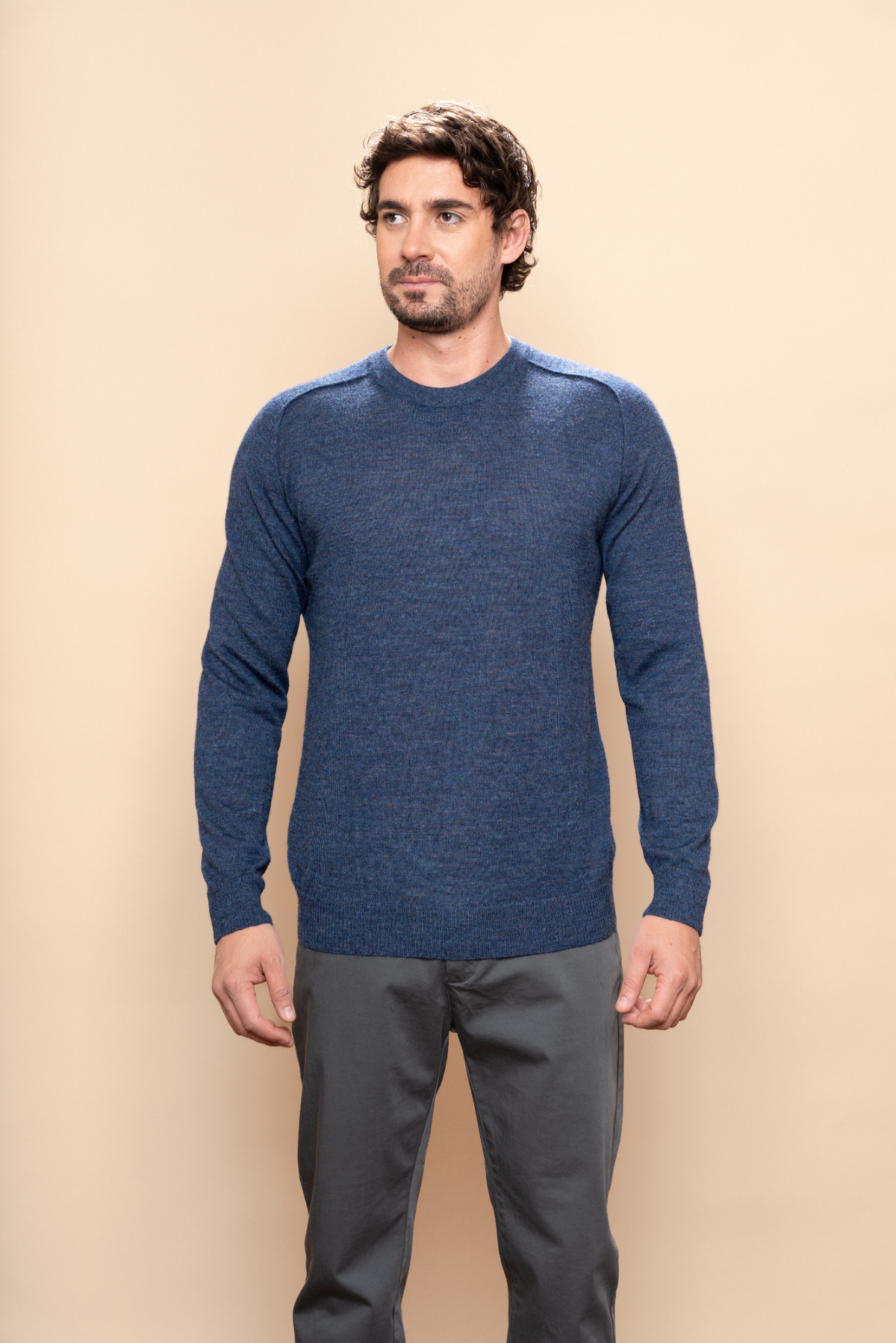 PUKARA Herren Pullover Rumi – Blue