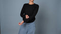 Strickpullover Inti Midnight Black