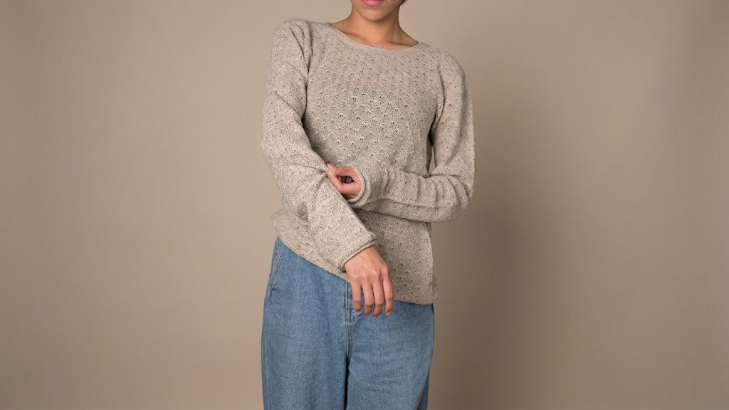 Strickpullover Sumaq Sand