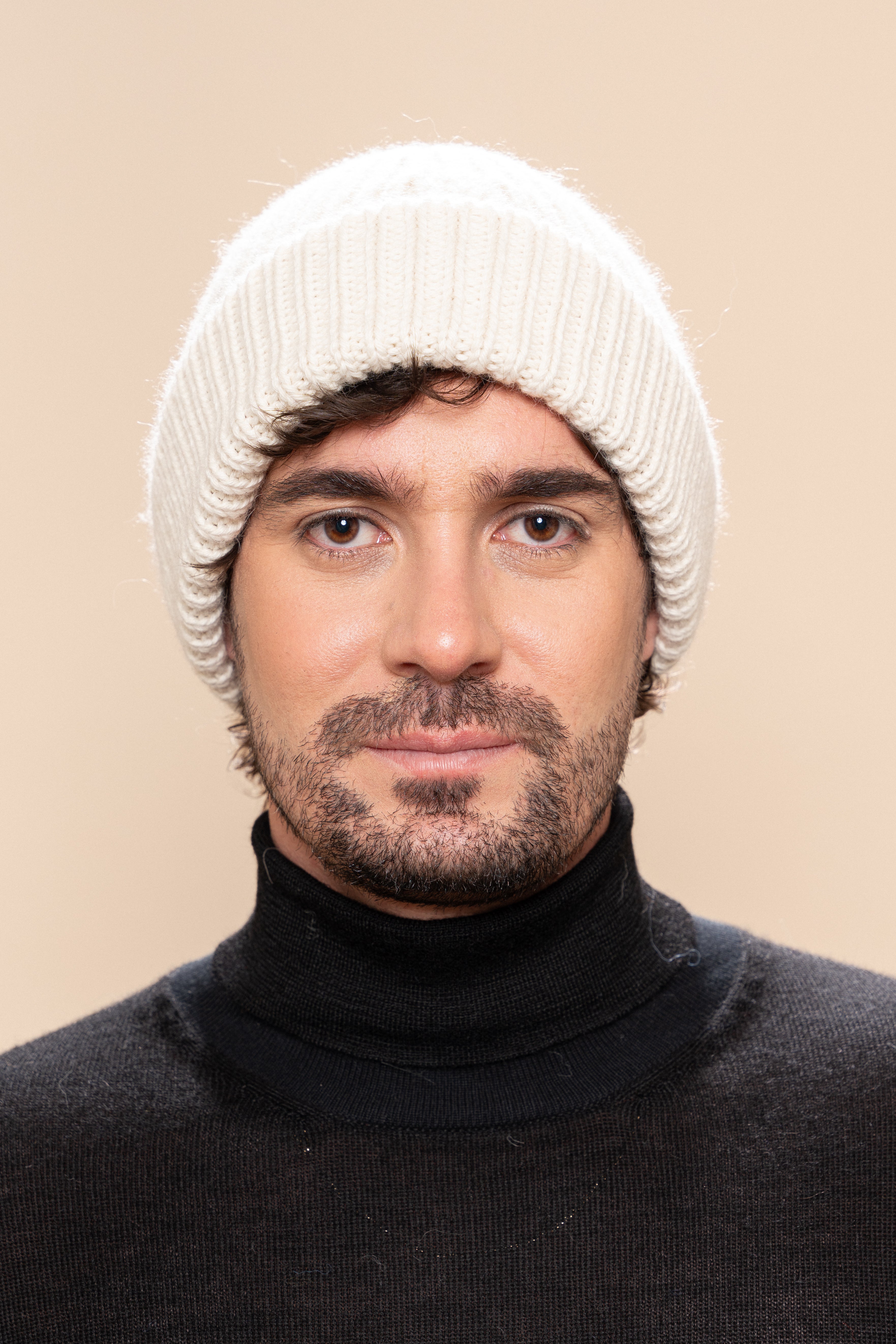 Classic Alpaka Beanie – Ivory